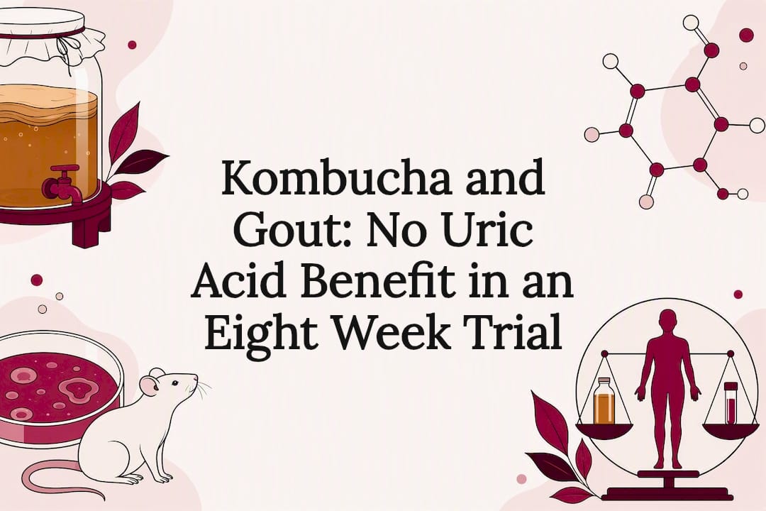 Kombucha and gout evidence title card